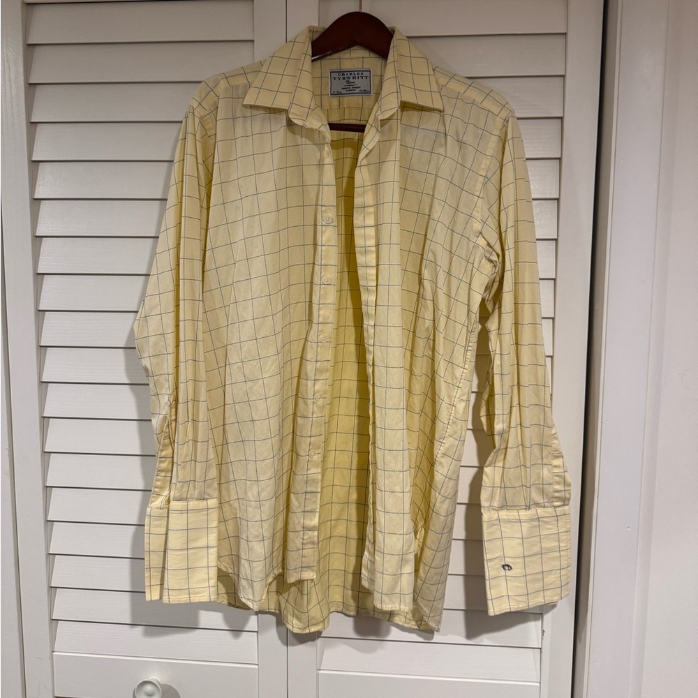 Charles Tyrwhitt  Dress Shirt with Cufflink Sleeves